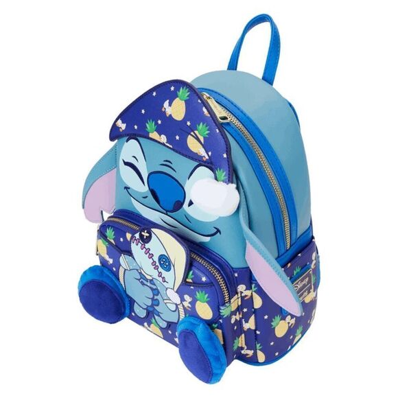 Loungefly SDCC Limited Edition Bedtime Stitch Glow Mini Backpack